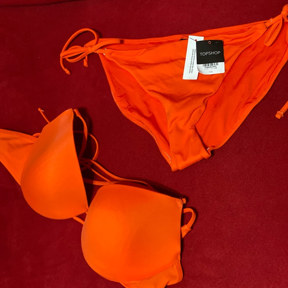Orange Topshop Bikini